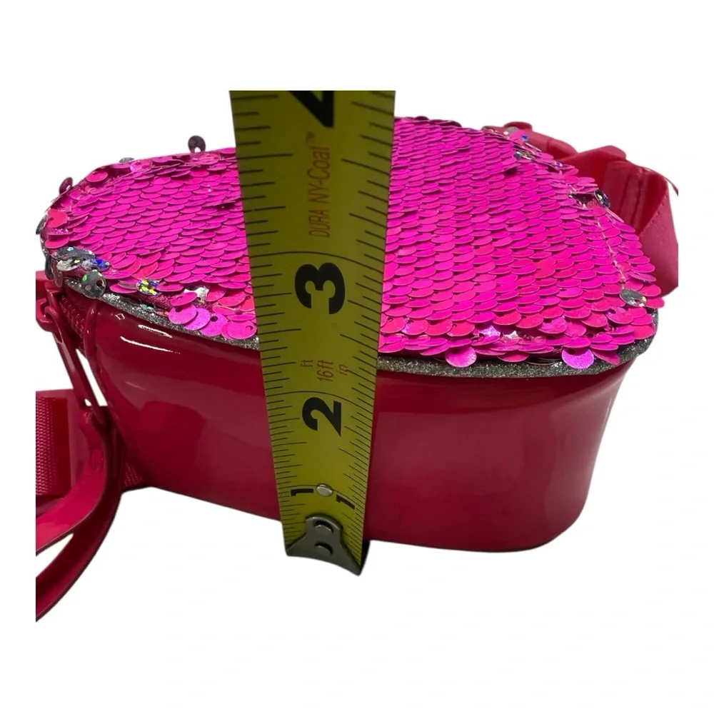 Cat & Jack Pink Sequin Heart Bag NEW BBOX4